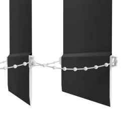 Lamelgardiner|Lamelgardin 150 x 250 cm Sort
