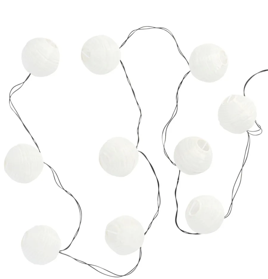 Garden® Sæsonafslutning|Dekorativ Belysning - Udendørs|Lanternelyskæde med 10 LED-pærer -