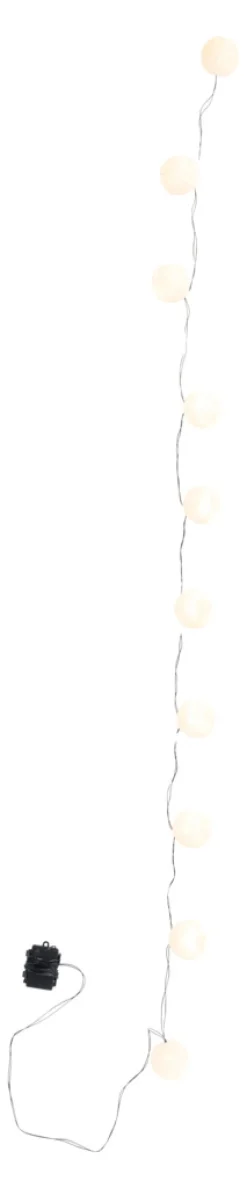 Garden® Sæsonafslutning|Dekorativ Belysning - Udendørs|Lanternelyskæde med 10 LED-pærer -