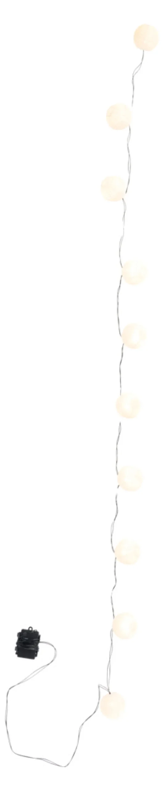 Garden® Sæsonafslutning|Dekorativ Belysning - Udendørs|Lanternelyskæde med 10 LED-pærer -