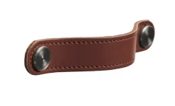 Greb & Hængsler|Læderstropper 12,8 cm 2-pk. Brun