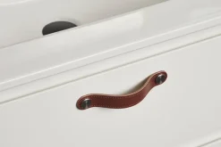 Greb & Hængsler|Læderstropper 12,8 cm 2-pk. Brun