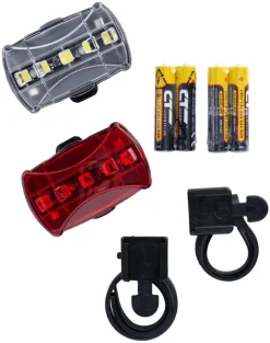 BikeZone® Cykellygter|LED-cykellygtesæt -
