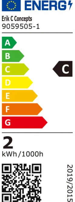 Led-Pærer|LED-filamentpære 1,5 W E27 2-pk.