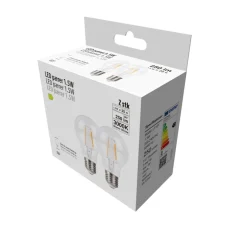 Led-Pærer|LED-filamentpære 1,5 W E27 2-pk.