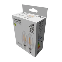 Led-Pærer|LED-pære kerte 2,9 W E14 2-pk.