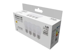 Led-Pærer|LED-pære krone 4,2 W E27 4-pk.