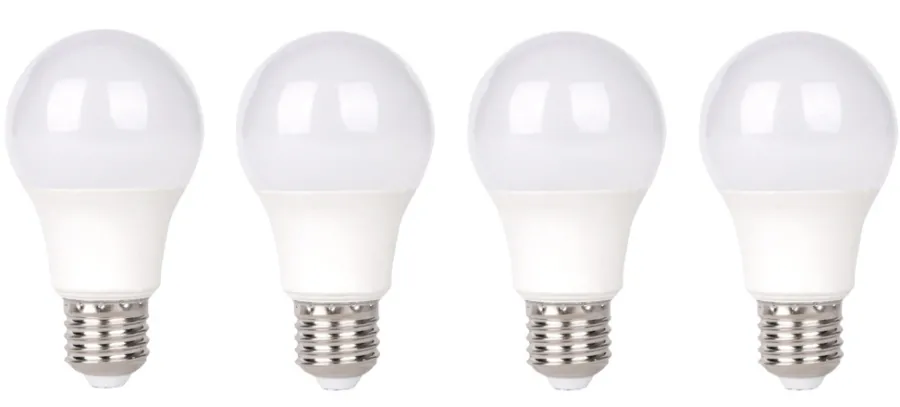 Led-Pærer|LED-pære standard 7,3 W E27 4-pk.