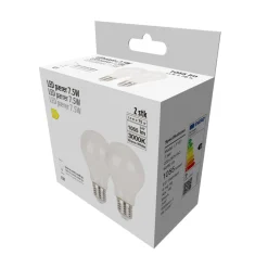 Led-Pærer|LED-pære standard 7,5 W E27 2-pk.
