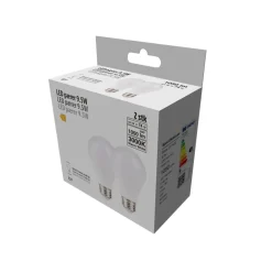 Led-Pærer|LED-pære standard 9,5 W E27 2-pk.