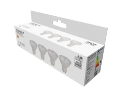 Led-Pærer|LED-spotpære GU10 5 W LED SMD 4-pk.