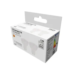 Led-Pærer|LED-spotpære 5 W GU10 2-pk.