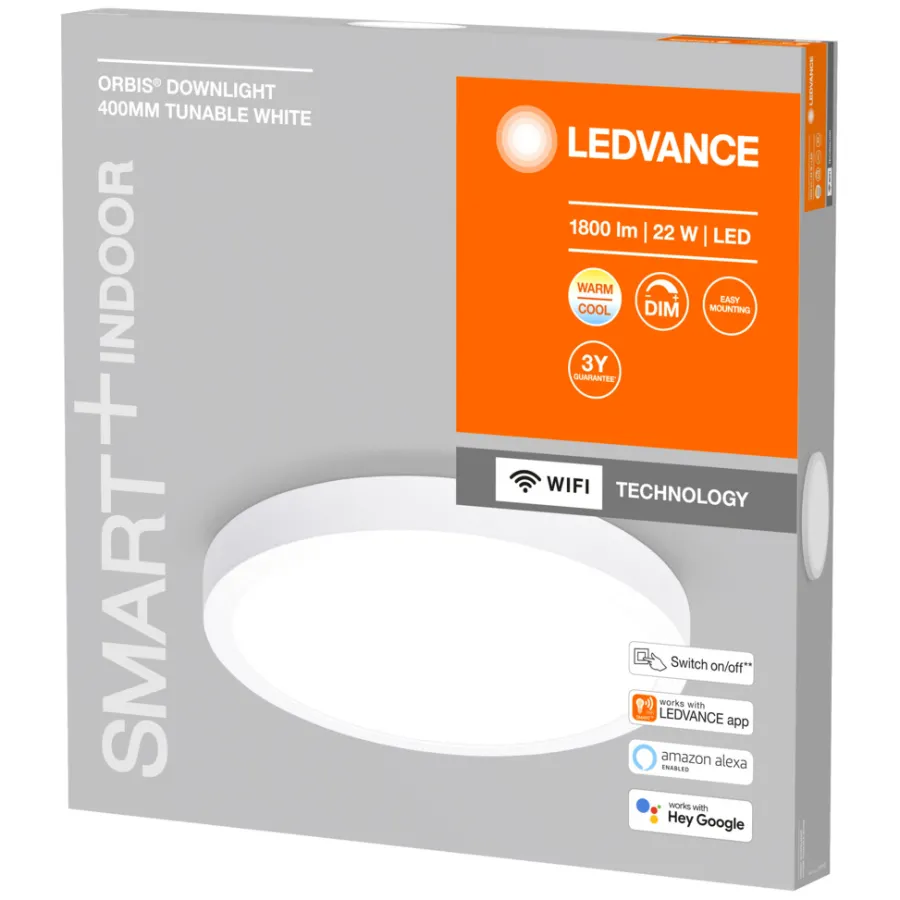 LEDVANCE Loftlamper|Smart Lamper|SMART+ Orbis Downlight Surface Ø400 mm TW
