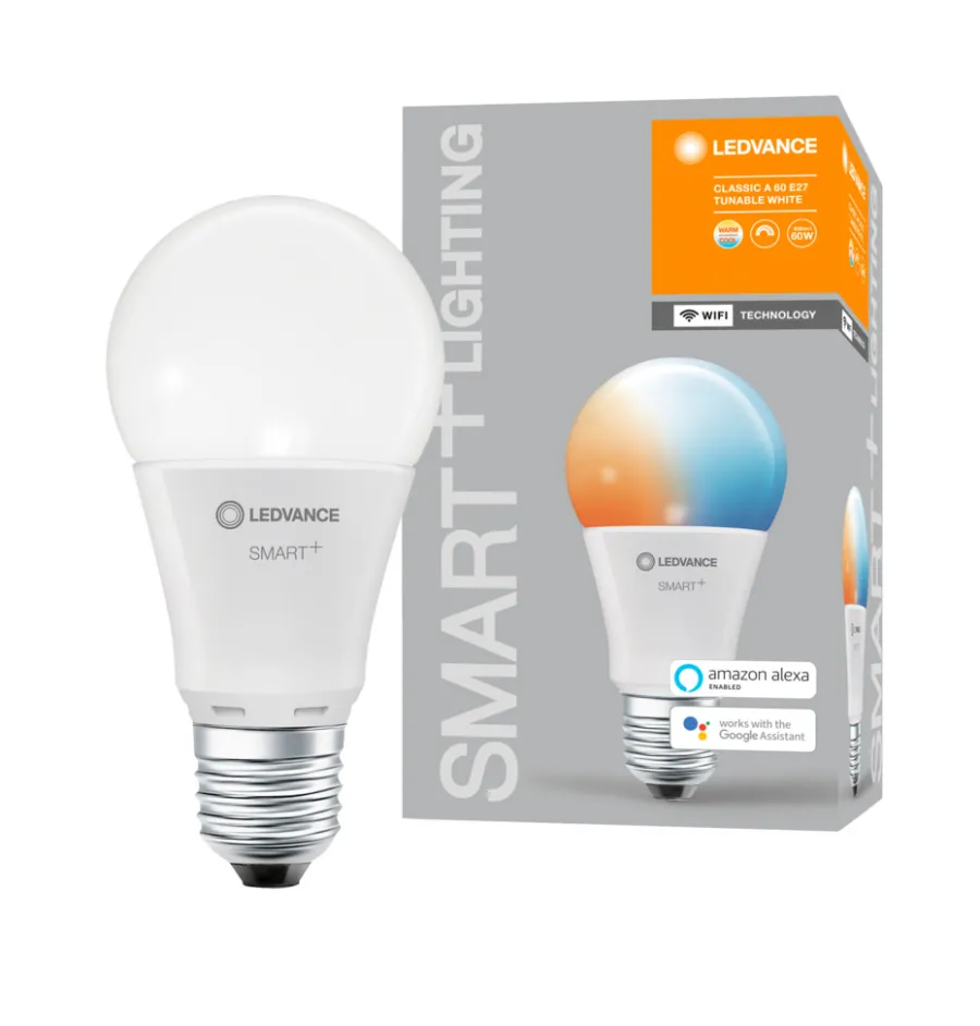 LEDVANCE Led-Pærer|Smart Pærer|SMART+ standard pære hvid E27 9 W