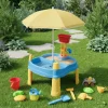 Ud & Leg® Legetøj|Legebord med parasol 14 dele