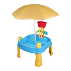 Ud & Leg® Legetøj|Legebord med parasol 14 dele