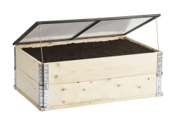 Garden® Planteborde & Højbede|Låg til højbedsramme sort 120 x 80 cm -