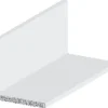 Profillister|Listeprofil aluminium hvid 25 x 25 x 1000 mm