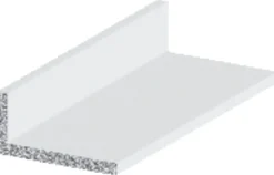 Profillister|Listeprofil aluminium hvid 15 x 30 x 1000 mm