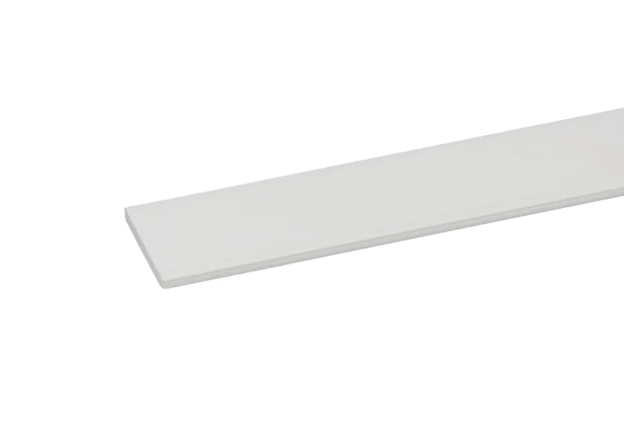 Profillister|Listeprofil flad 2 x 25 x 1000 mm Hvid