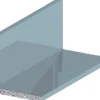 Profillister|Listeprofil sølv 15 x 15 x 1000 mm