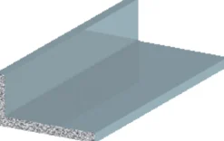 Profillister|Listeprofil sølv 10 x 15 x 1000 mm