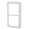 Lauritz Knudsen Tangenter & Rammer Til Stikkontakter|LK FUGA® designramme Base 63 2×1 modul lodret hvid