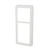 Lauritz Knudsen Tangenter & Rammer Til Stikkontakter|LK FUGA® designramme Base 63 2,5 modul hvid