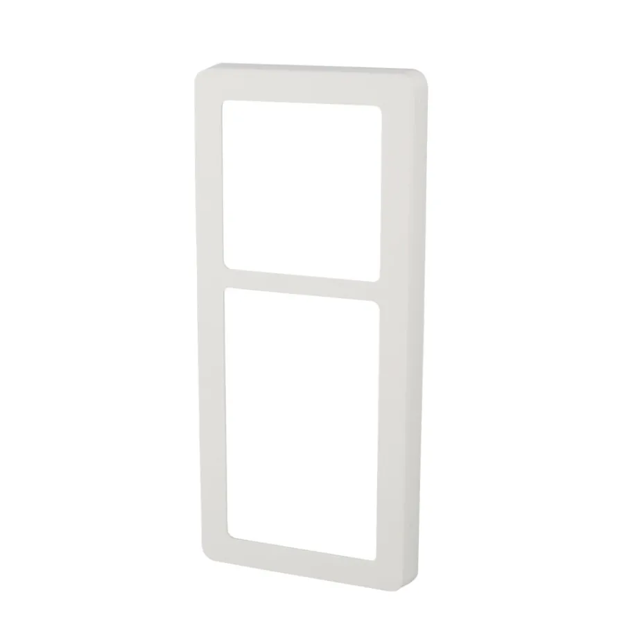 Lauritz Knudsen Tangenter & Rammer Til Stikkontakter|LK FUGA® designramme Base 63 2,5 modul hvid