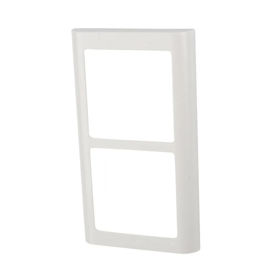 Lauritz Knudsen Tangenter & Rammer Til Stikkontakter|LK FUGA® designramme Soft 63 2×1 modul lodret hvid