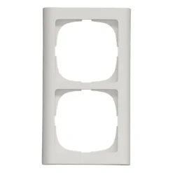 Lauritz Knudsen Tangenter & Rammer Til Stikkontakter|LK FUGA® Softline ramme 63 til 2 afbrydere Hvid
