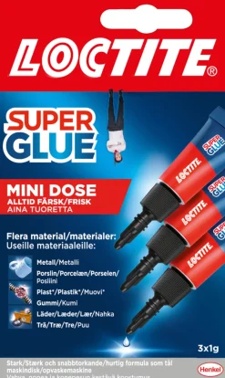 Loctite Superlim|Super Glue Mini Trio