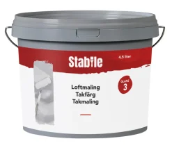 Stabile® Loftmaling|Loftmaling glans 3 4,5 liter - Hvid