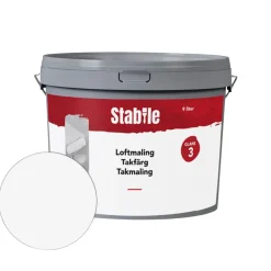 Stabile® Loftmaling|Loftmaling glans 3 9 liter - Hvid