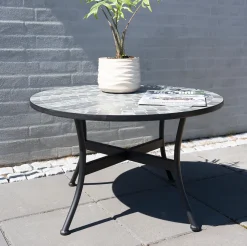 Sunlife® Haveborde|Loungemøbler|Loungebord Rom mosaik Ø76 cm - Multi/sort