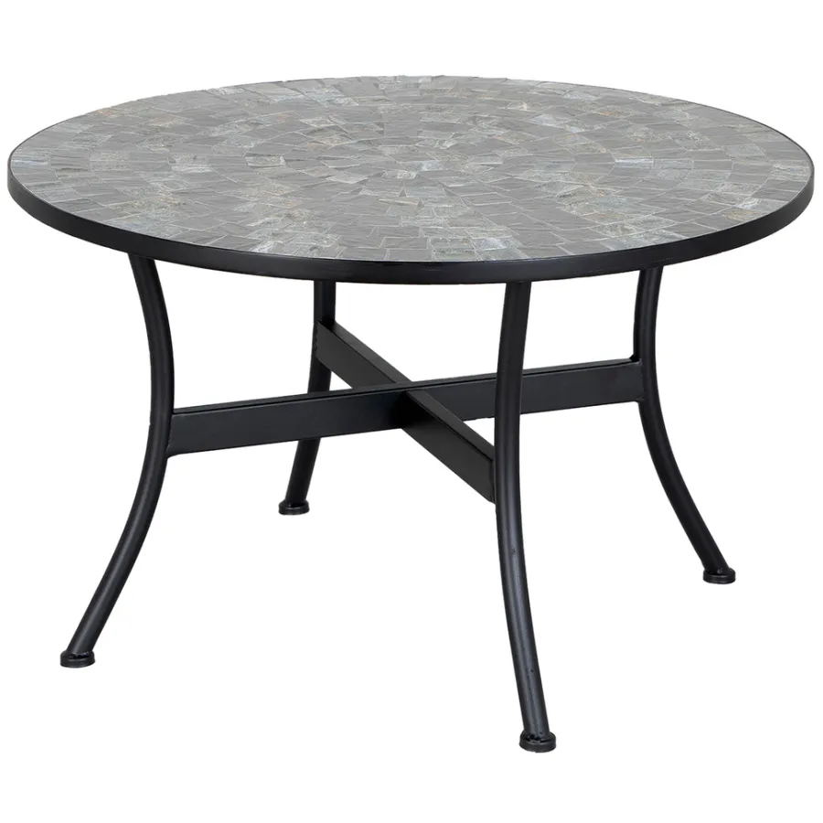 Sunlife® Haveborde|Loungemøbler|Loungebord Rom mosaik Ø76 cm - Multi/sort