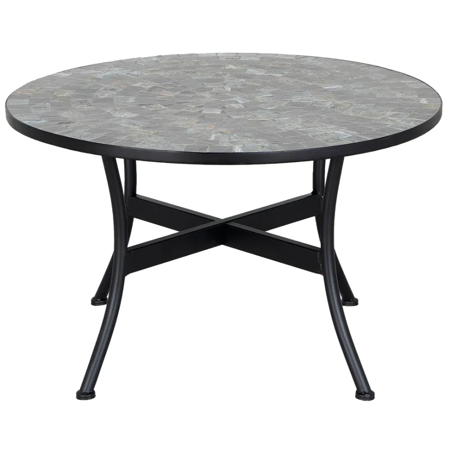 Sunlife® Haveborde|Loungemøbler|Loungebord Rom mosaik Ø76 cm - Multi/sort