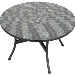Sunlife® Haveborde|Loungemøbler|Loungebord Rom mosaik Ø76 cm - Multi/sort
