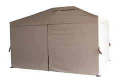 Pavilloner & Partytelte|Luksus pavillon 3 x 4 m beige og sort