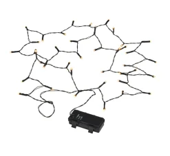 Stemning® Dekorativ Belysning - Udendørs|Lyskæde Basis 40 LED m/timer 1,9 meter