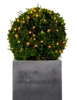 Stemning® Dekorativ Belysning - Udendørs|Lysnet Basis 200 LED m/timer 1,2 x 2 meter