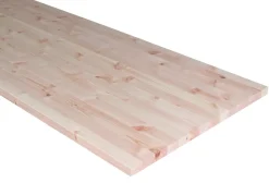 Hornbaek Bordplader|Massiv bordplade i fyr - 25 mm x 62 x 242 cm