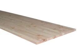 Hornbaek Bordplader|Massiv bordplade i fyr - 25 mm x 62 x 242 cm