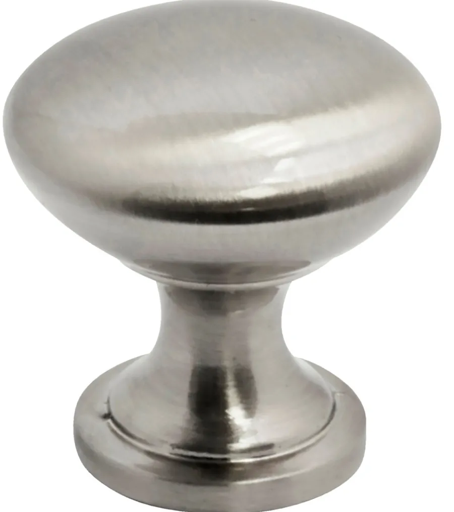 HOME it Greb & Hængsler|Møbelknop satinfinish Ø27,5 mm