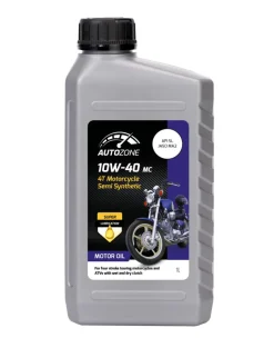 AutoZone® Motorolie & Sprinklervæske|MC motorolie 10W-40 semisyntetisk 1 liter -
