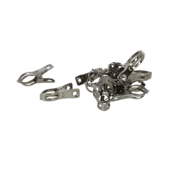 Gardenlife Land Bindetråd & Blomsterpinde|Drivhustilbehør|Metalclips i rustfrit stål 12 stk.