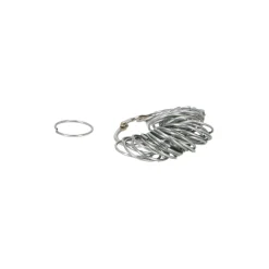 Gardenlife Land Bindetråd & Blomsterpinde|Drivhustilbehør|Metalringe galvaniseret 40 stk.