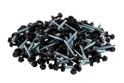Tagplader|Montageskruer m/vinger sort 4,8 x 35 mm
