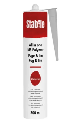 Stabile® Montagelim|MS fuge all in one grå 300 ml -
