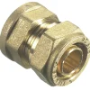 Gulvvarme|Muffe til PeX rør i gulvvarme 1/2" x 20 mm